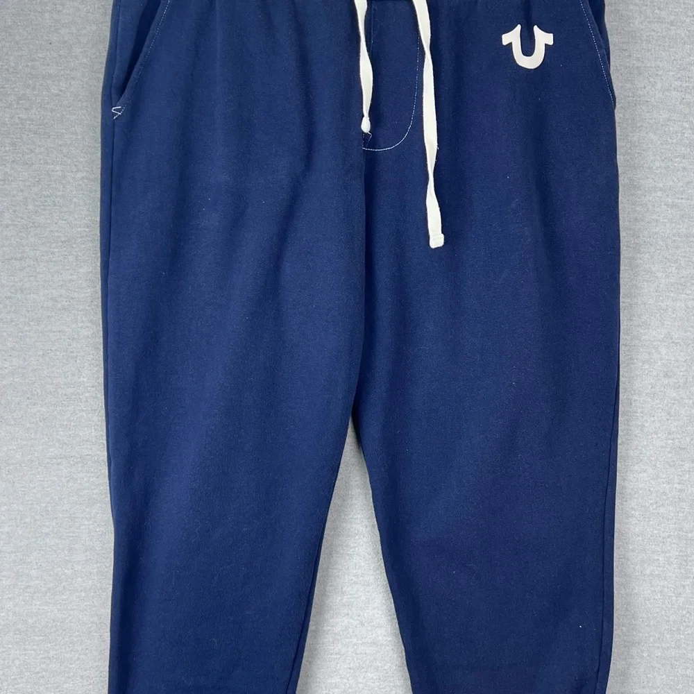 TRUE RELIGION ELASTIC‎ HEM DRAWSTRING WAIST POCKETS MEN'S SWEATPANTS SIZE XXL